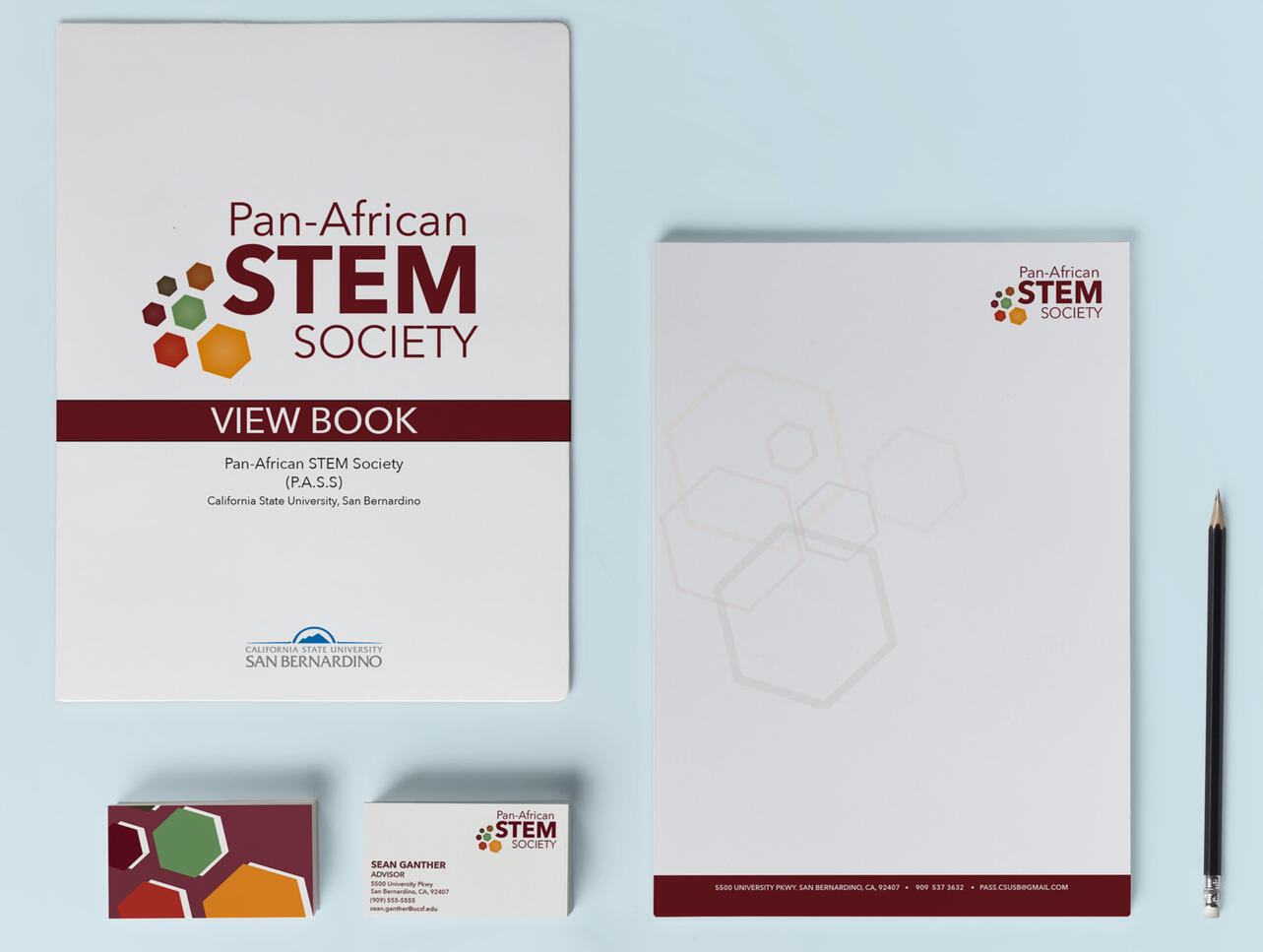 PASS Logo and stationary design