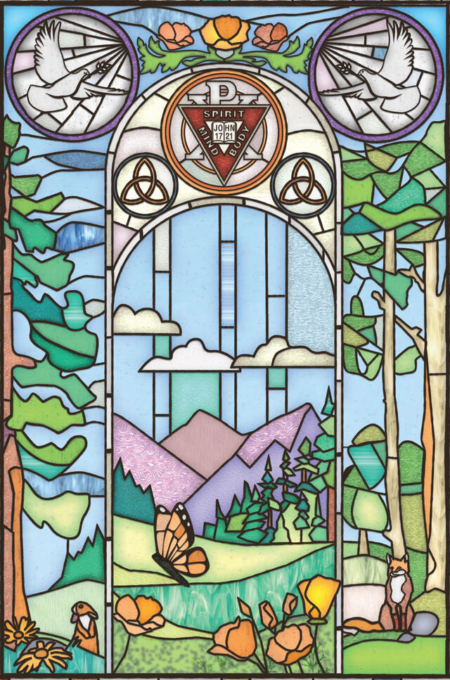 Camp Edwards Stained Glass Window
